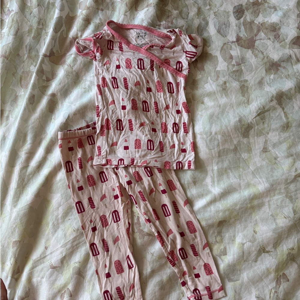 Kickee Pants Ice Cream Print Pajamas - Pink
